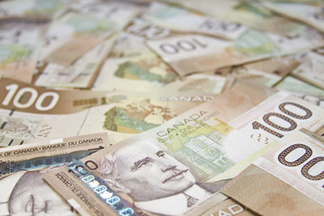 Obraz na płótnie Canvas Dolarów kanadyjskich