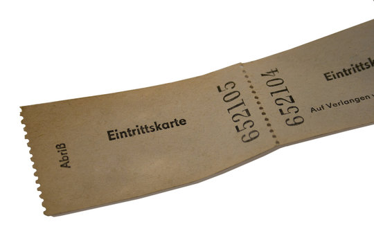 Eintrittskarte