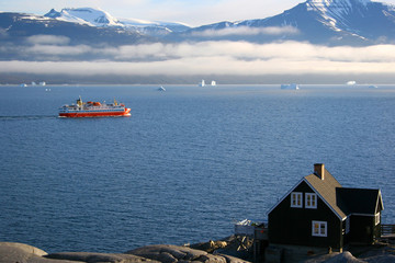 Uummannaq fjord, Greenland.