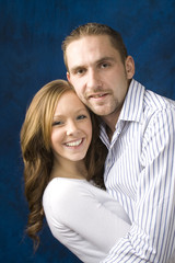 Portrait of young couple