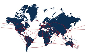 Air Routes Of The World