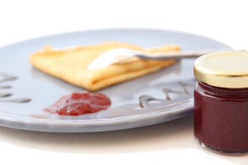 CONFITURE et sa crêpe
