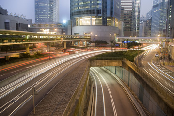 Fototapeta na wymiar Traffic in Hong kong