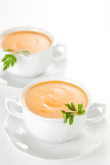tasty Carrots puree with parsley
