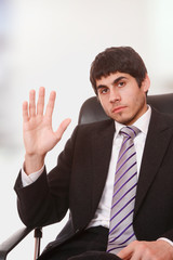 Portrait of a successful business man