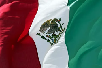 Gordijnen Mexican Flag © Bryan Busovicki