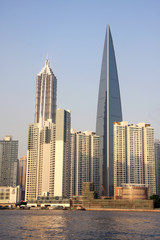 Fototapeta na wymiar Shanghai World Financial Center