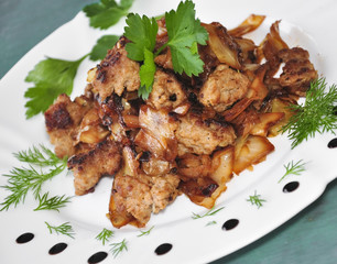 Kraut-Hackfleisch Teller