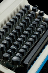 Old typewriter keyboard