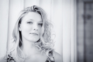 Naklejka premium young beauty