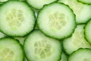 Fototapeta premium Cucumber slices