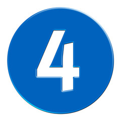 zahl nummer vier 4