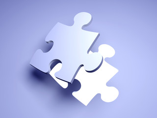 Fototapeta premium Puzzle Solution