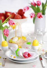 Easter table setting