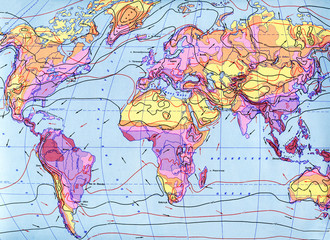 Climate map of the world