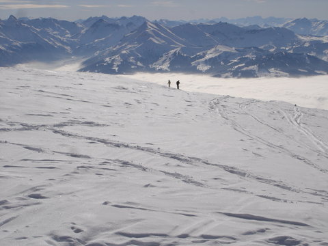 Paysage alpin &agrave; Flaine (Haute-Savoie)