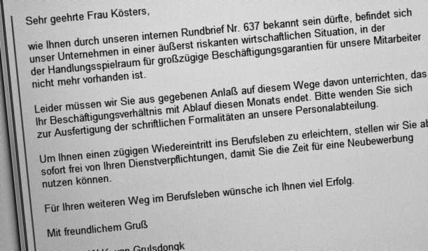K&uuml;ndigung per email