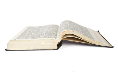 opened book