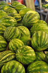 étal de pastèques
