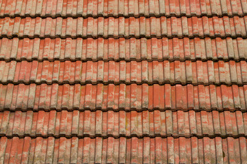 Red tile roof