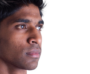 Fototapeta premium Young Indian man - isolated on white