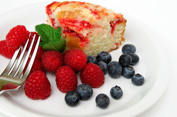Coffee Cake And Berries