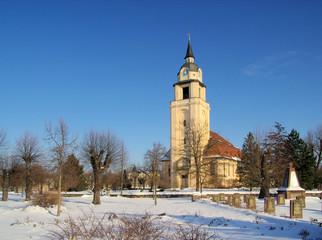 Altdöbern Kirche Winter - Altdobern church winter 04