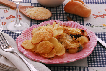 Verze e patate al forno - Contorni