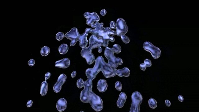 chorro azul