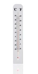White temperature gauge