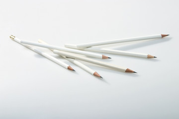 Stift,Stifte auf weiss weiss