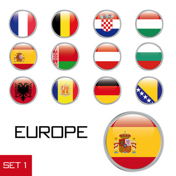 Europa Flaggenset 1