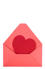 Envelope and heart