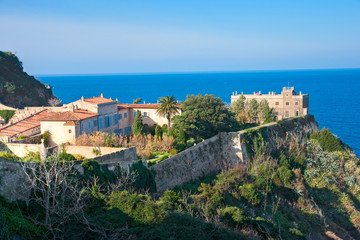 Fototapeta na wymiar Portoferraio, Wyspa Elba, Włochy.