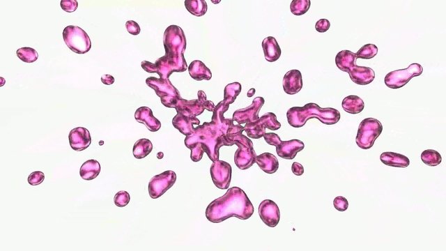Gotas rosas