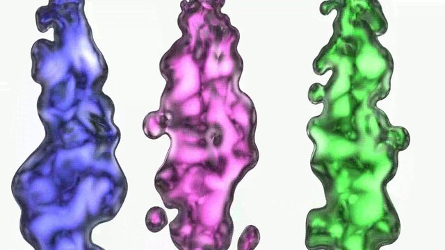 chorros de colores