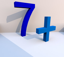 Fototapeta premium Sette più