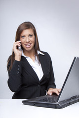 Beautiful Businesswoman on Phone