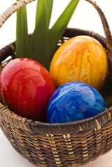 Osterkorb mit Eier