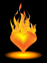 heart on fire