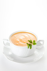tasty Carrots puree with parsley