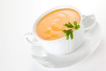 tasty Carrots puree with parsley