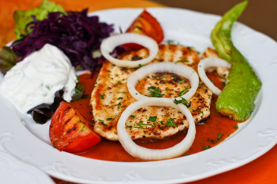 Putensteak t&uuml;rkisch