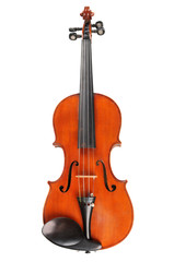 Fototapeta na wymiar Vintage Violin in Frontal View