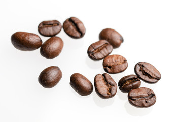 Kaffee Bohnen. Genuss. Vorbereitung