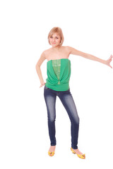 Portrait of a fresh and lovely woman