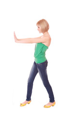 Portrait of a fresh and lovely woman