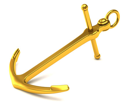 gold anchor