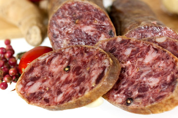 Gourmet Pepper Salami with garlic
