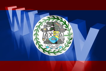 Flag of Belize www internet